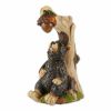 Accent Plus Solar Light-Up Bear Garden Statue