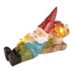 Accent Plus Sleepy Gnome Solar Garden Light