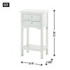 Accent Plus Classic Side Table - White