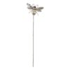 Accent Plus Mixed Pattern Metal Bee Garden Stake - 38 inches