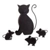 Accent Plus Cat and Mice Metal Garden Sculpture Set